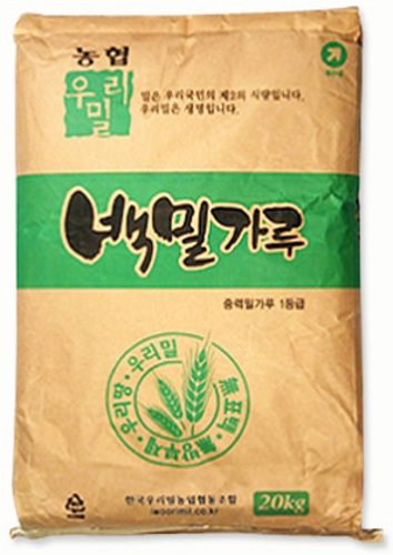 한국우리밀농협, 우리밀 백밀가루 20kg